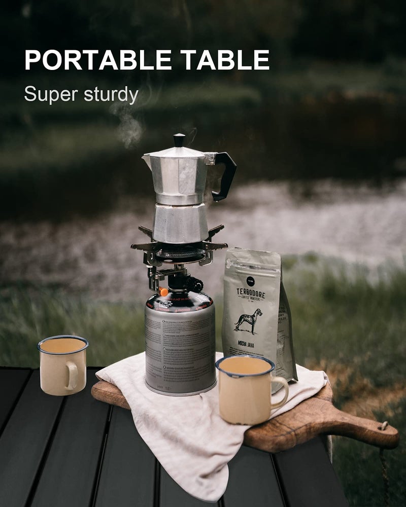 MSSOHKAN Camping Table Folding Portable Camp Side Table Aluminum Lightweight Carry Bag Beach Outdoor Hiking Picnics BBQ Cooking Dining Kitchen - Image 3